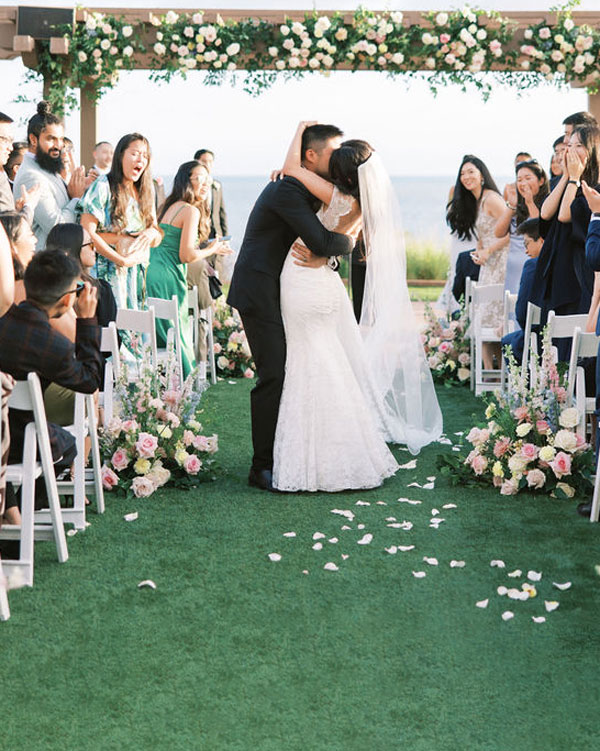 Editorial wedding floral design