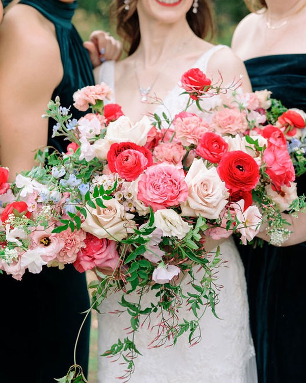 Refined wedding floral design